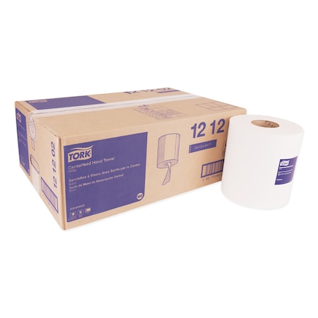 Tork Tork Centerfeed Paper Towel White M2, High Absorbency, 6 x 610 Sheets, 121202, PK6 121202